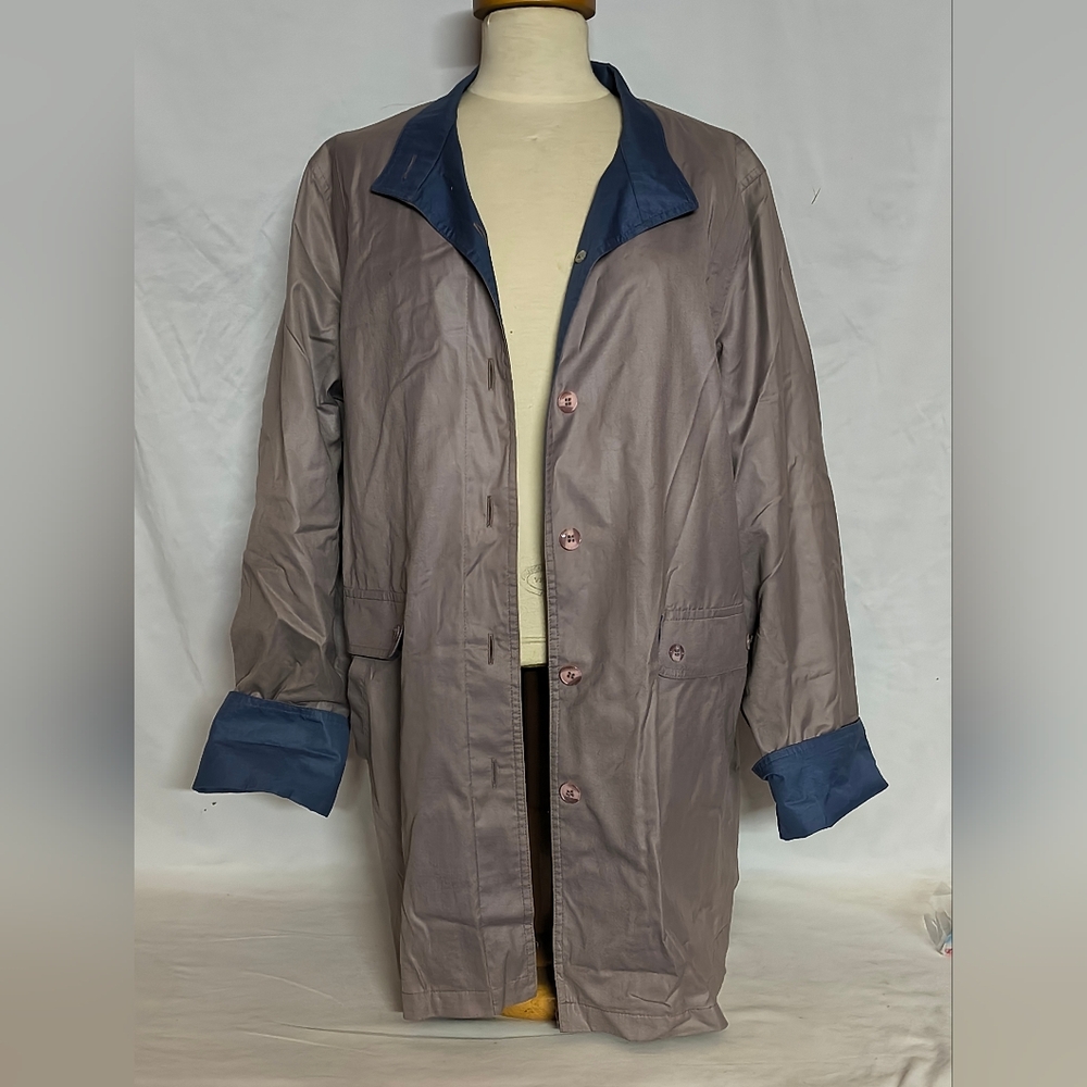 Vintage Purple Combed Cotton Jacket